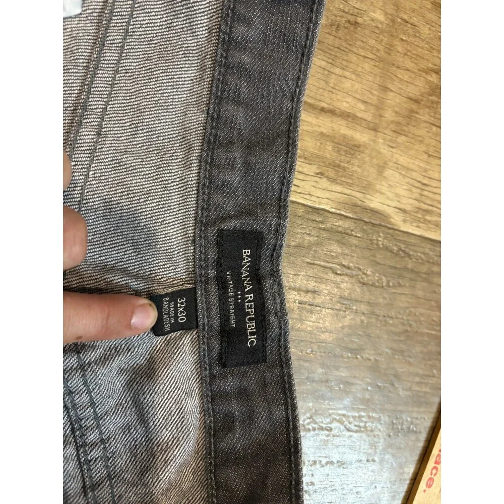 Banana Republic Jeans Mens 32x30 Black Denim Pants